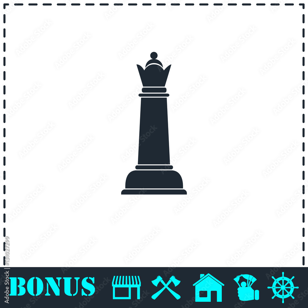 Chess icon flat Chess icon flat
