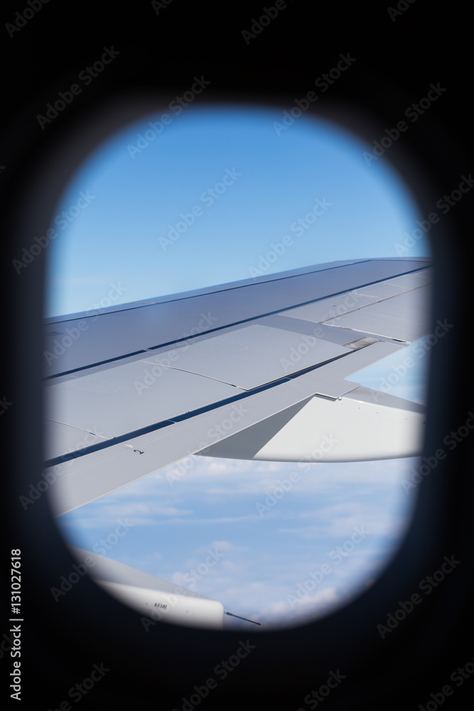 Looking Out Airplane Window Looking Out Airplane Window