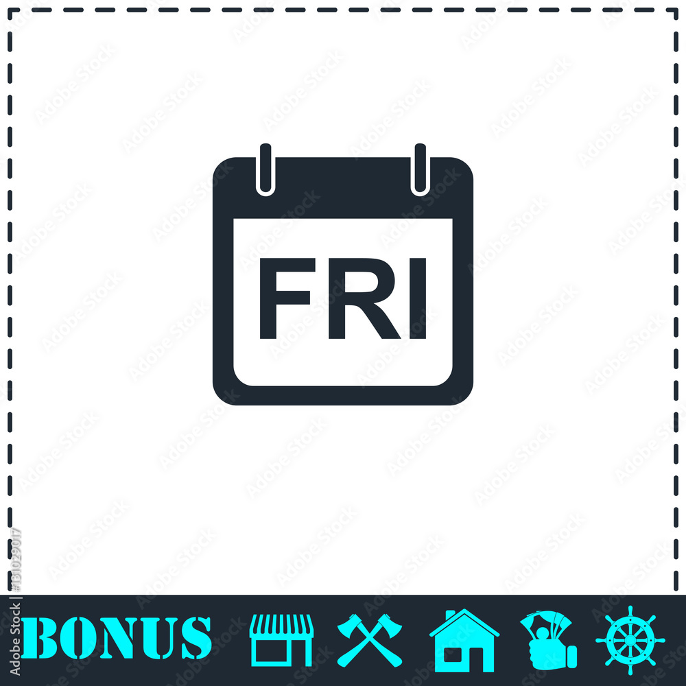 Calendar icon flat Calendar icon flat