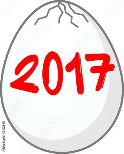 New year egg