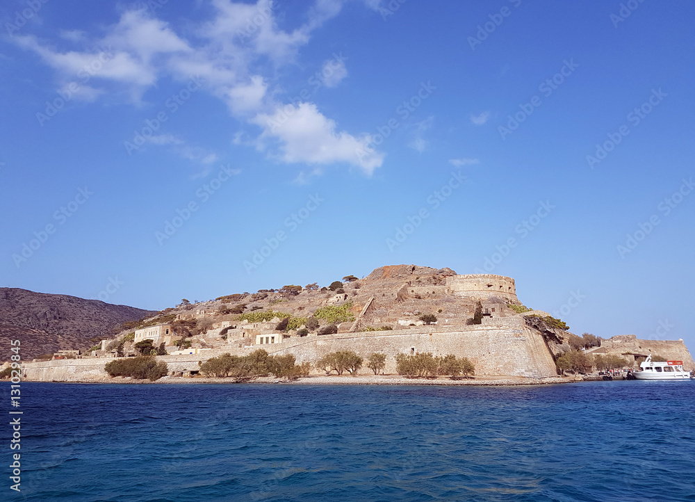 Island fortress of Spinalonga Greece