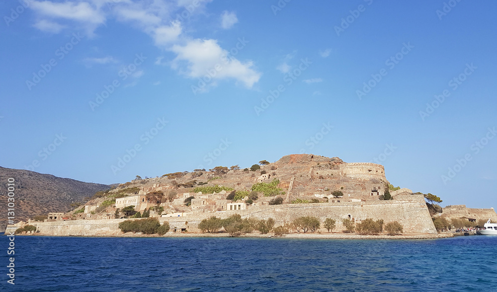 Island fortress of Spinalonga Greece