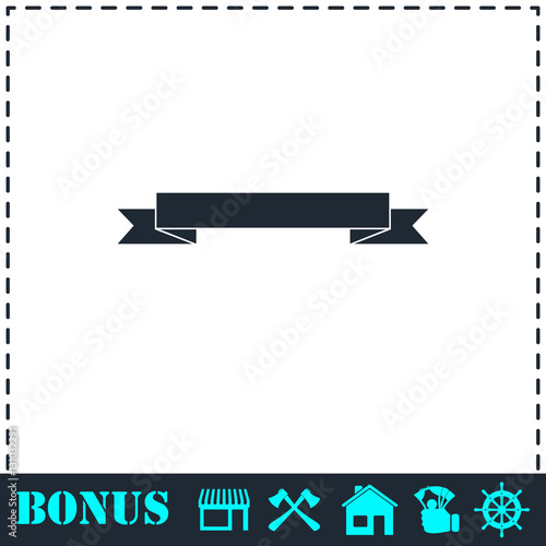 Wallpaper Mural Ribbon icon flat Torontodigital.ca