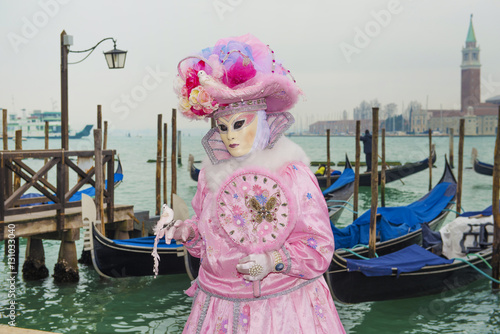 Venezia, maschere di carnevale.