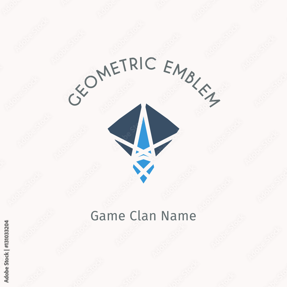 Vector geometric symbol Vector geometric symbol