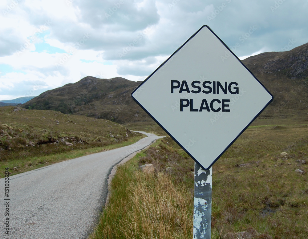 Passing Place Sign