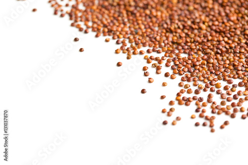 Red quinoa seeds