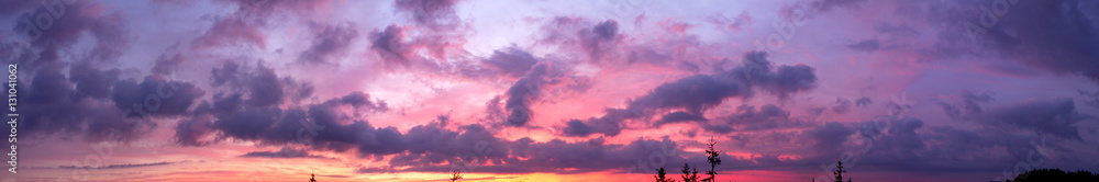Obraz premium Sunset and sunrise