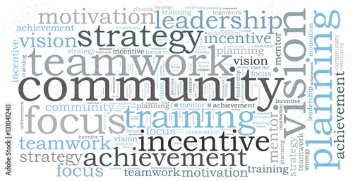COMMUNITY word cloud