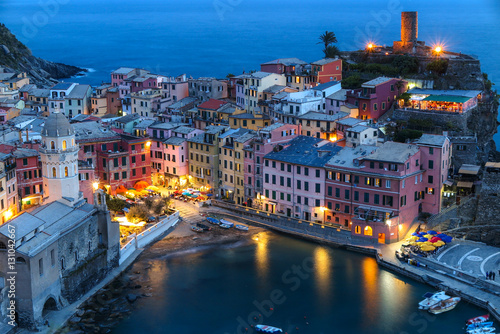 Das Fischerdorf Vernaza in Cinque terre