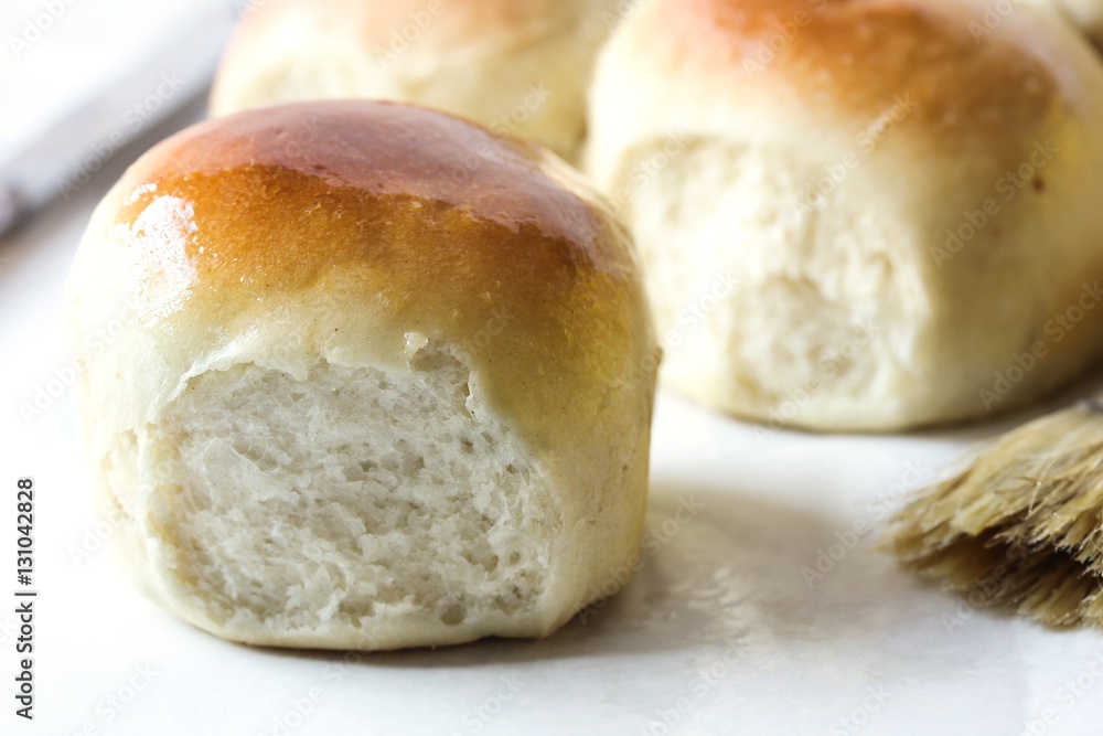Homemade Dinner Rolls, selective focus Homemade Dinner Rolls, selective focus