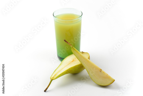 glass of pear juice