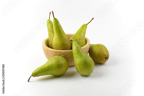 fresh green pears