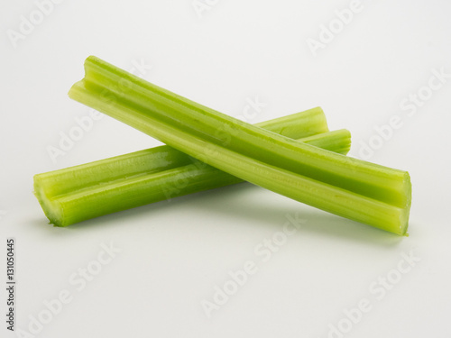 Celery Stalks on White