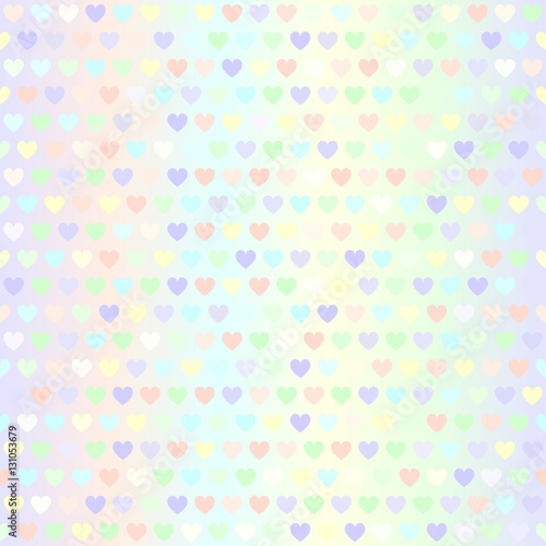 Heart pattern. Vector seamless background