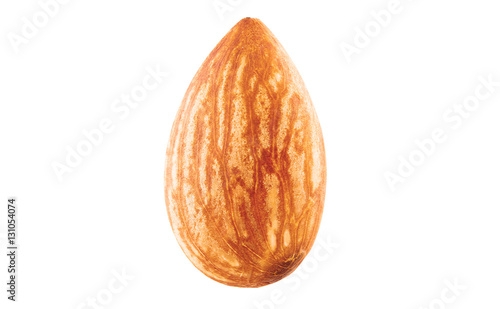 Almond nut isolated on a white background