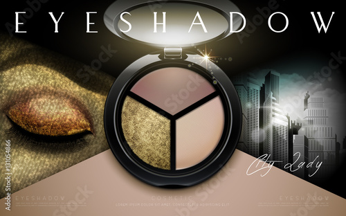 multicolor eyeshadow ad