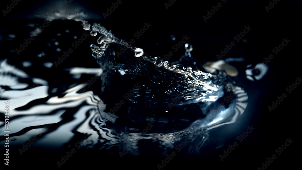Water as background / Water is a transparent and nearly colorless chemical substance that is the main constituent of Earth's streams, lakes, and oceans, and the fluids