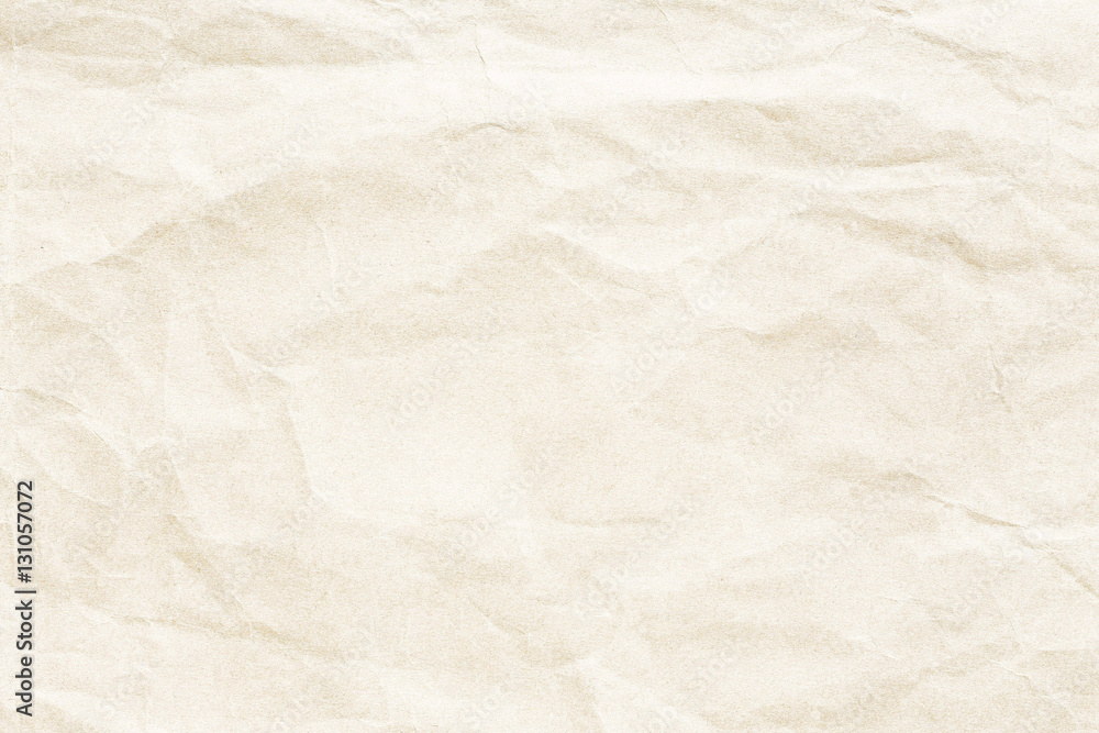 Fototapeta premium Brown crumpled paper texture