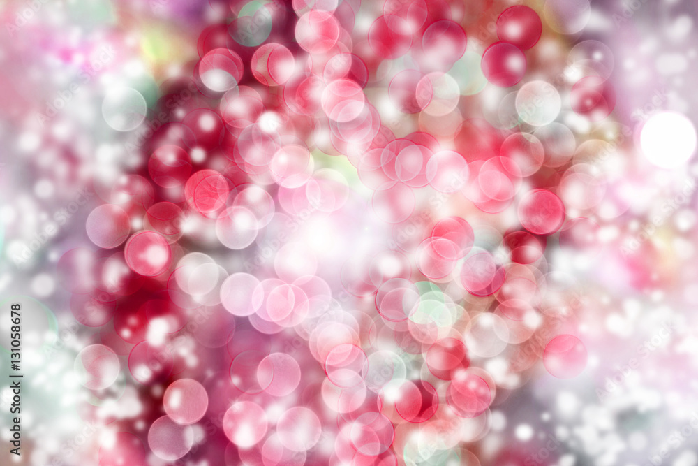 red abstract bokeh with snow, Christmas and new year theme background red abstract bokeh with snow, Christmas and new year theme background