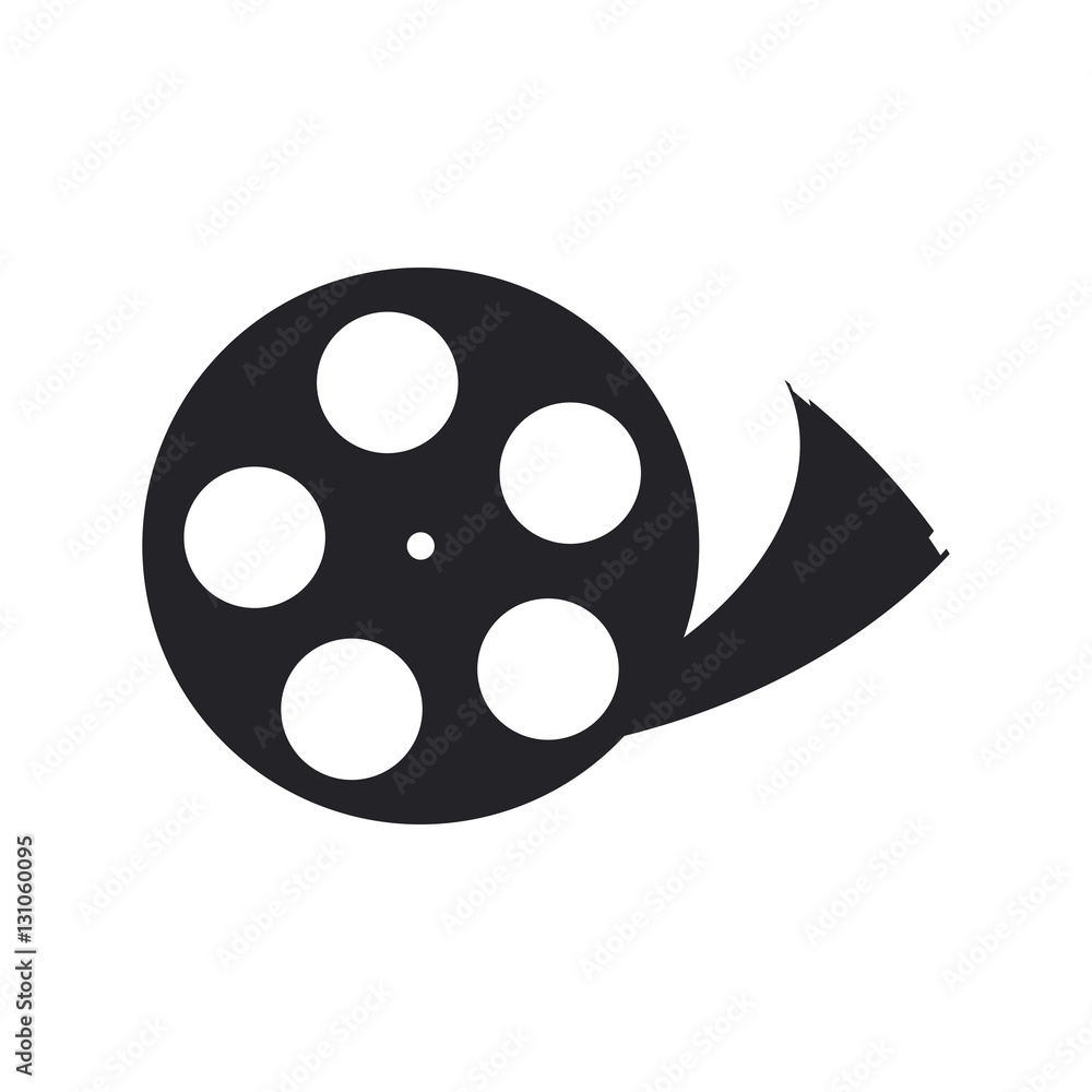 Movie roll equipment icon vector illustration graphic design Movie roll equipment icon vector illustration graphic design