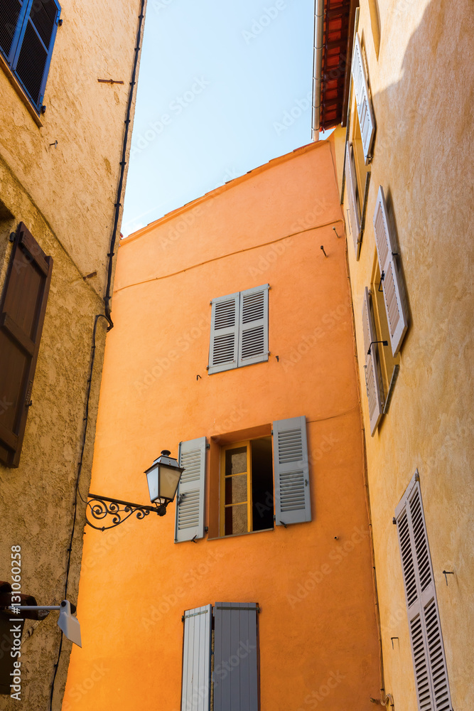 old buildings in Fayence, France