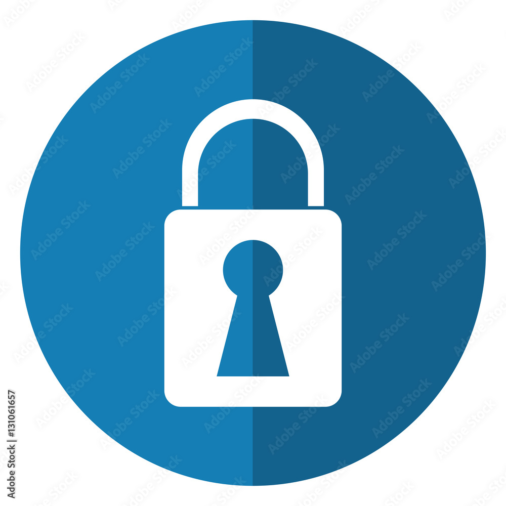 padlock lock secure digital shadow blue circle vector illustration eps 10 padlock lock secure digital shadow blue circle vector illustration eps 10