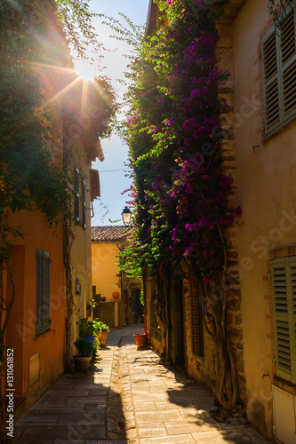 alley in Grimaud  South France