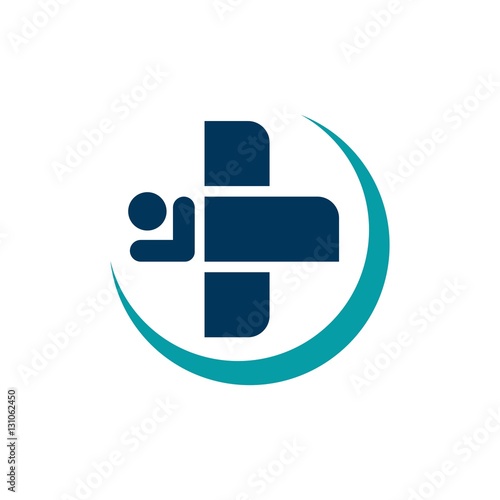 sleep health care. logo and symbol.