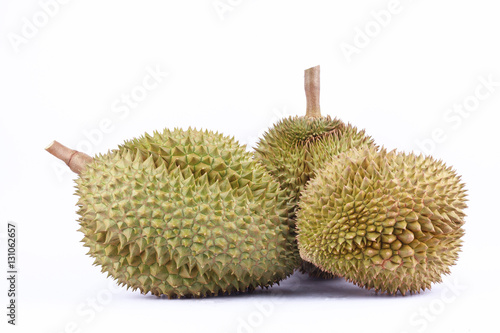 yellow peeled durian and mon thong durian is fruit plate tropical durian and king of fruits durian on white background healthy durian fruit food isolated 