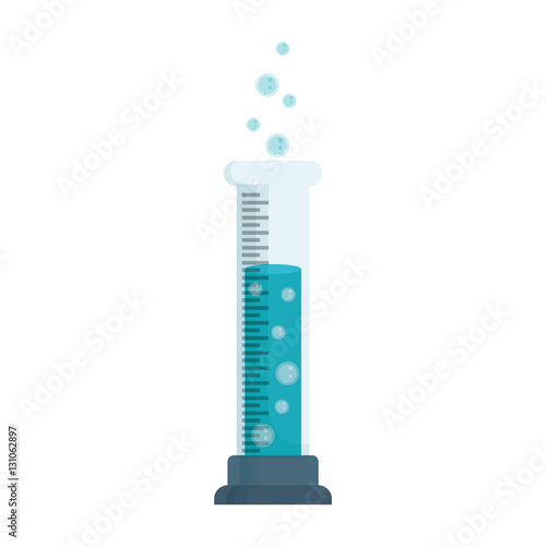 Flask chemistry lab icon vector illustration graphic design