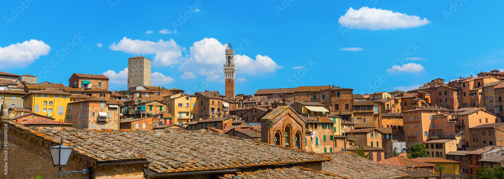 cityscape of Siena, Tuscany, Italy