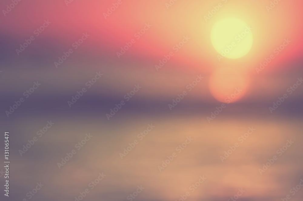Blur tropical sunset beach with bokeh sun light wave abstract background. Blur tropical sunset beach with bokeh sun light wave abstract background.