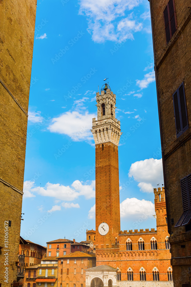 Torre del Magnia in Siena, Tuscany, Italy