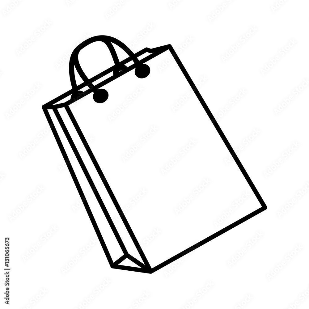 Isolated shopping bag icon vector illustration graphic design Isolated shopping bag icon vector illustration graphic design