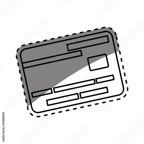 Money credit card icon vector illustration graphic design
