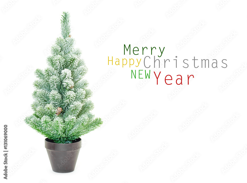 christmas tree isolated on a white background christmas tree isolated on a white background