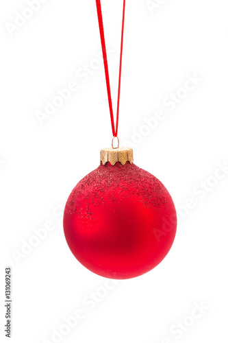 Red christmas balls