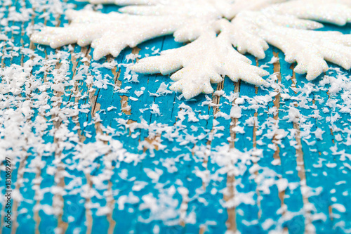 Christmas background with snowflakes