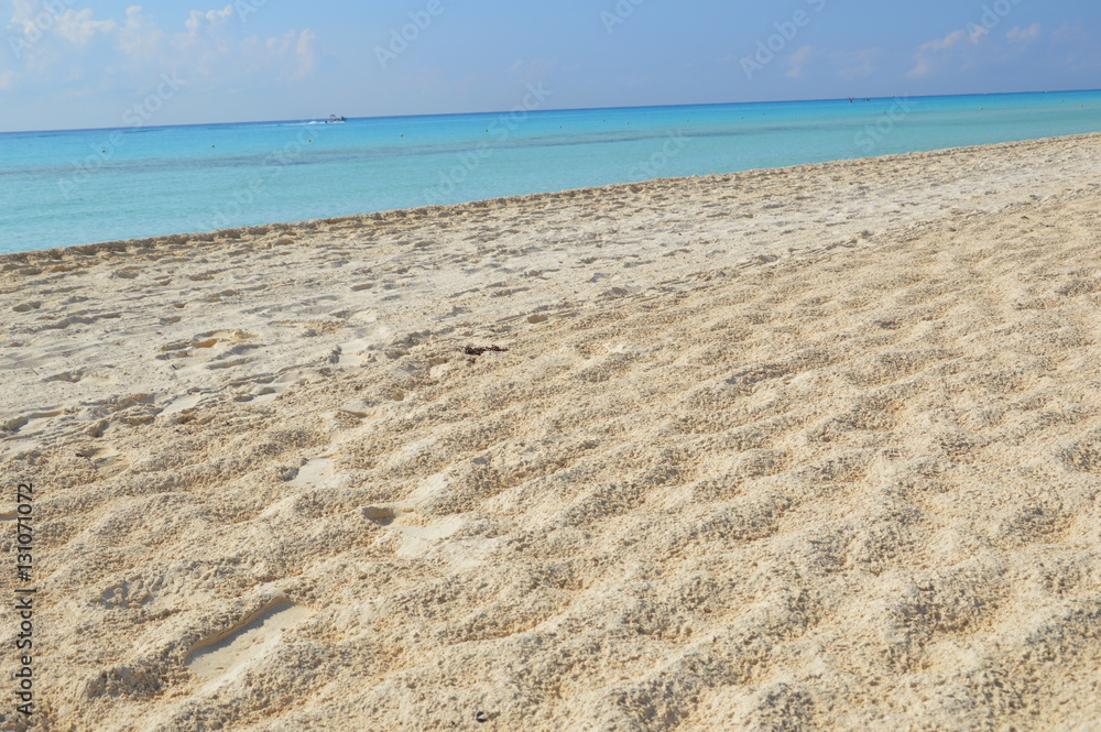 Fototapeta premium Spiaggia di Playacar, Playa del Carmen, Messico