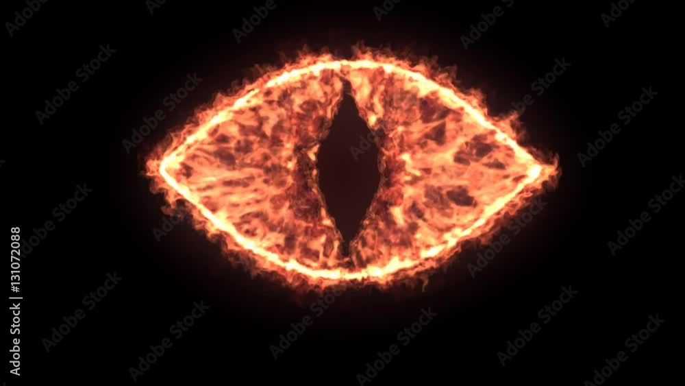 4k, burning devil eye, seamless loop with alpha 4k, burning devil eye, seamless loop with alpha