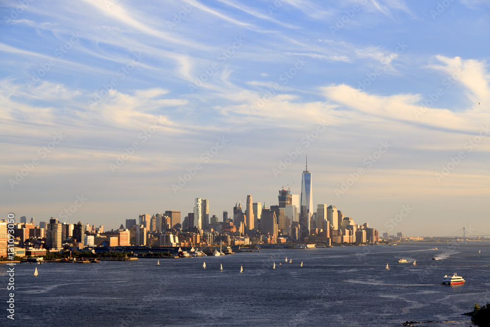 Obraz premium ニュージャージーからのマンハッタン