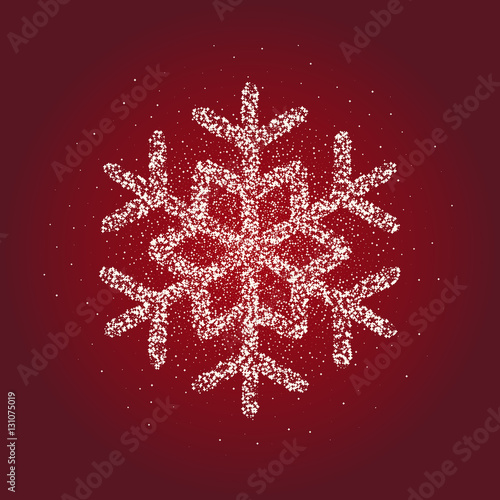 Snowflake icon. Christmas and new year, xmas, winter symbol. Stock - vector