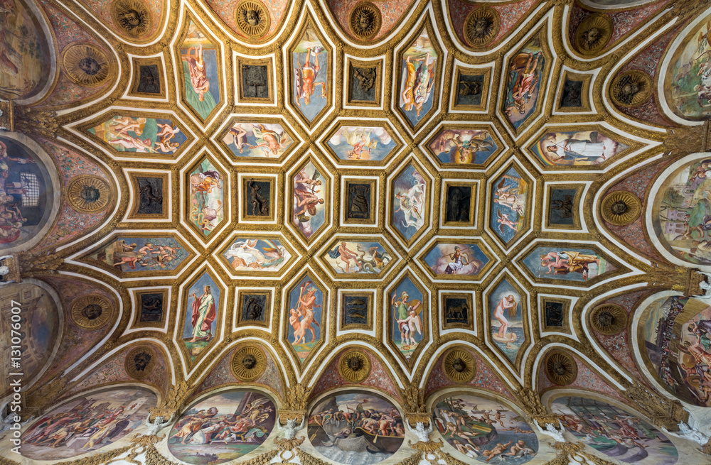  Palazzo Te in Mantua is a major tourist attraction. Mantua. Italy
