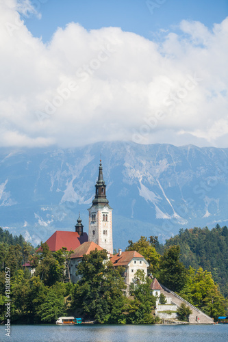 Bled church in Slovenia