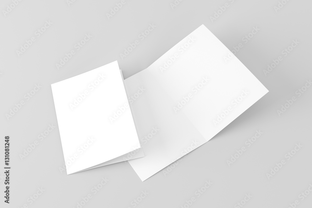 A5 / A4 Bifold White Blank Paper A5 / A4 Bifold White Blank Paper