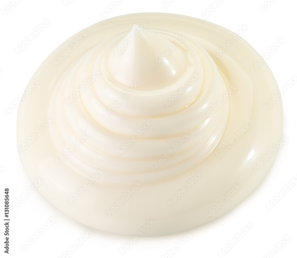 Mayonnaise swirl. File contains clipping paths. Mayonnaise swirl. File contains clipping paths.