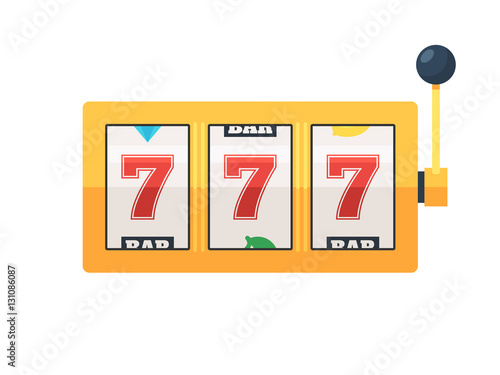 Slot machine with lucky sevens