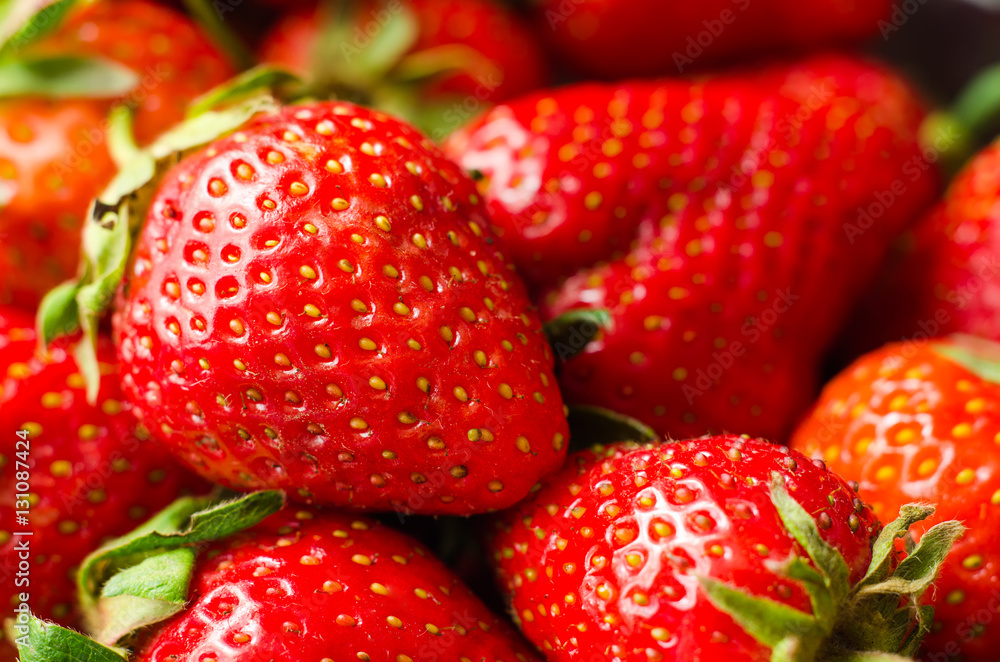 strawberry macro strawberry macro