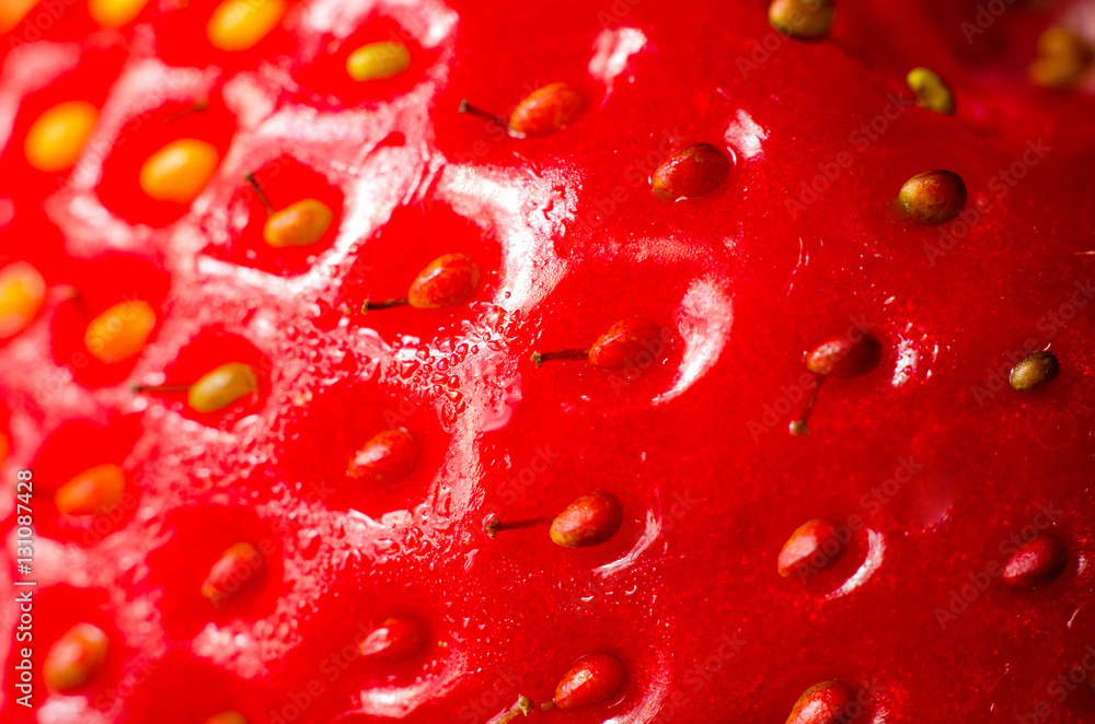 strawberry macro strawberry macro